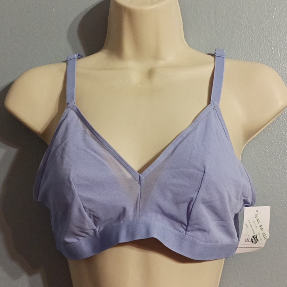 Auden women's lavender mesh bra size large